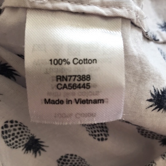 J.Crew Pineapple Shirt Size XXS​​​​ - Picture 6 of 6